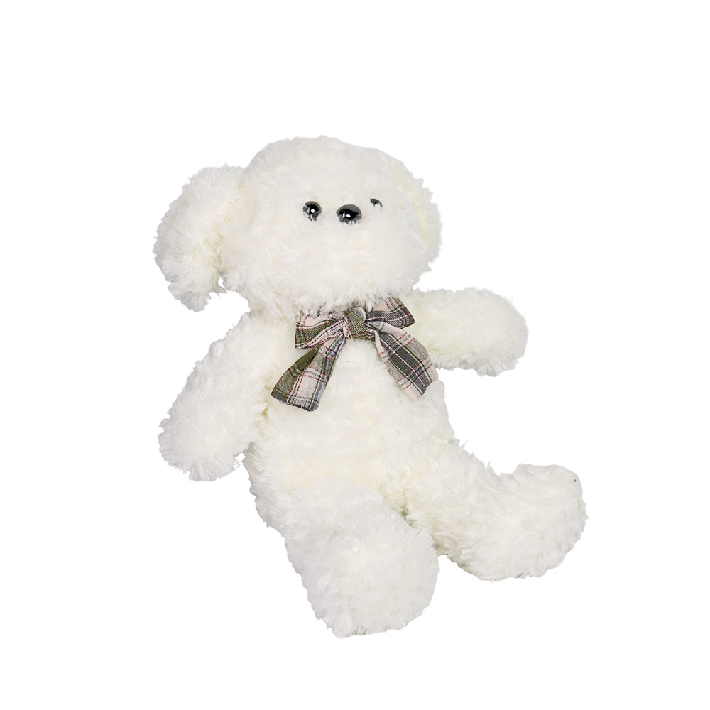 Pajarita perro blanco 48cm