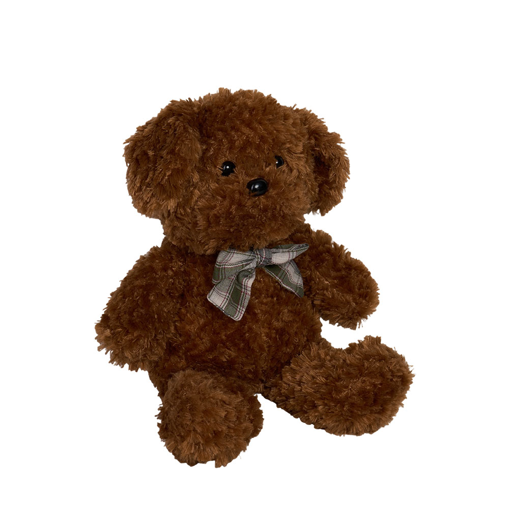 Pajarita perro marrón 48cm