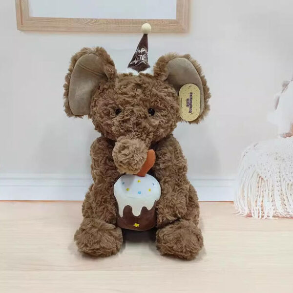 Patty Elephant Brown 40 cm